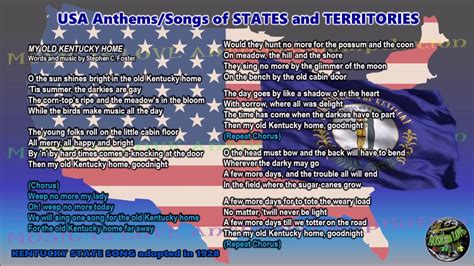 lyrics aud 20230913 wa0003|Kentucky State Song – 50states.